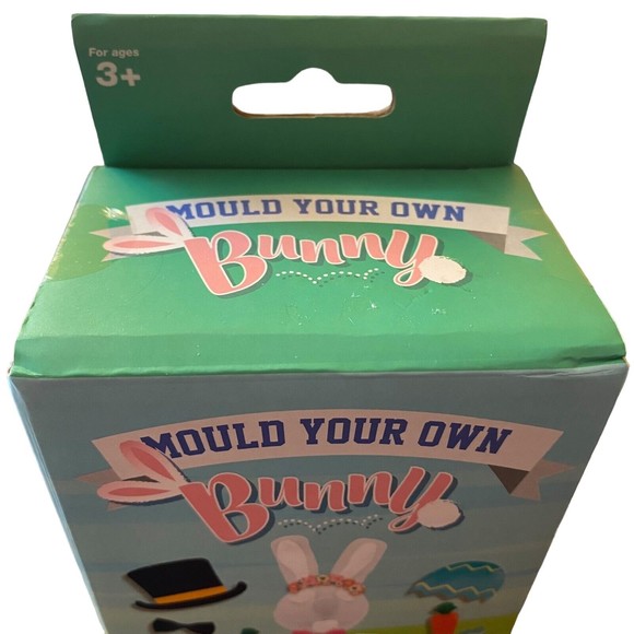 Easter Fun - Mould Your Own Bunny Modelling Putty With Card Accessories , NEW - Picture 2 of 7